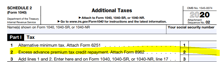 The Excess Premium Tax Credit and the American Rescue Plan – Support